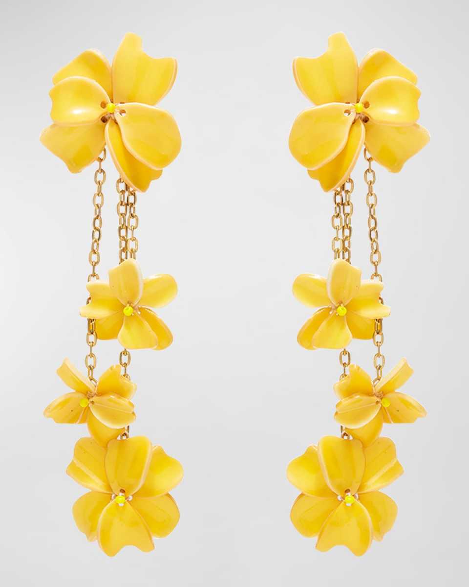Floral Chandelier Earrings